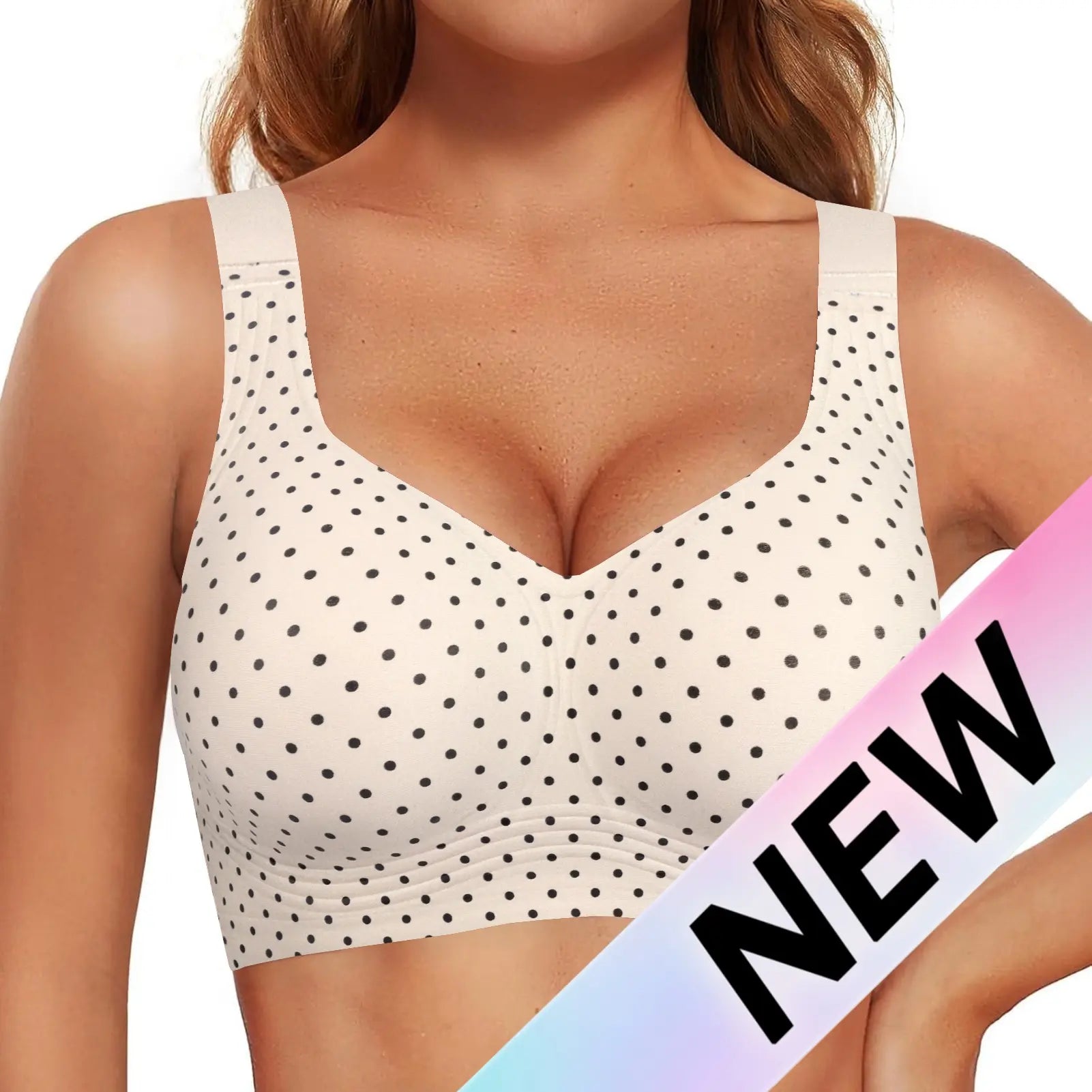 OEAK Jelly Bras Women Seamless Lift Bra Wireless Push up No Underwire Full Coverage plus Bras Comfort Supportive Sports T-Shirt Bra